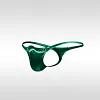 Men's Breathable Satin Big Pouch T-Back Thong Sexy Low Rise Underwear