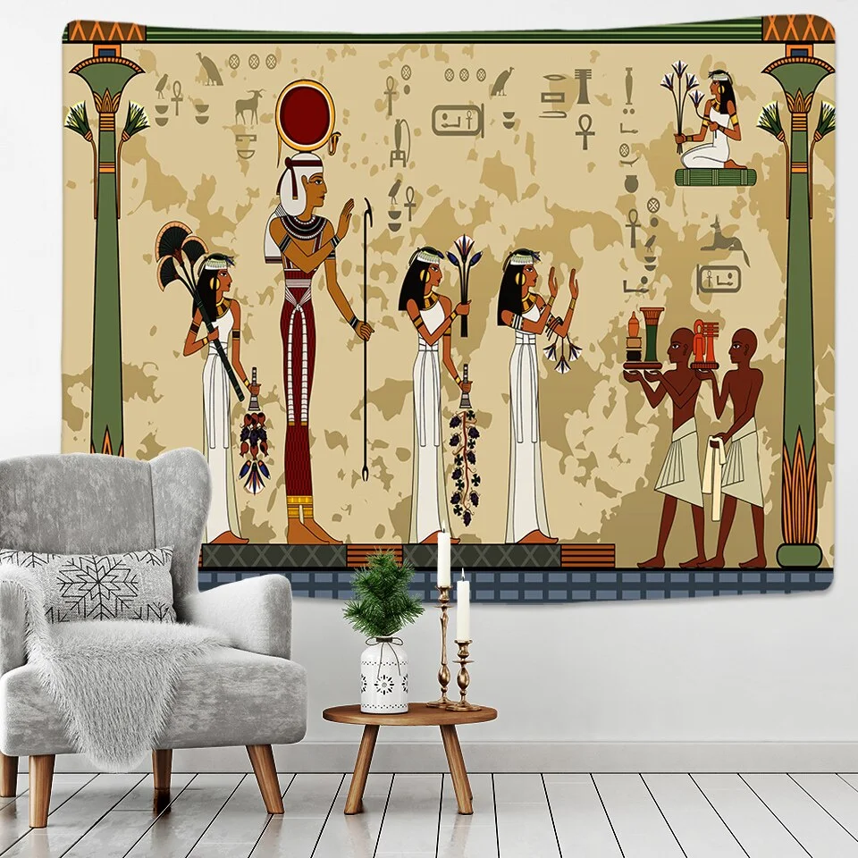 Ancient Egyptian Egypt Tapestry Wall Hanging Home Dorm Decor Bedspread Throw Art Home Decor