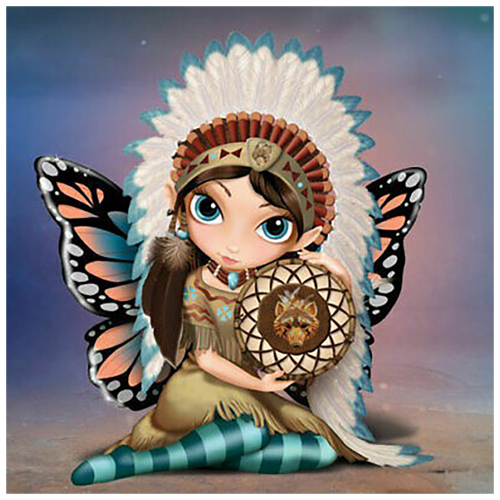 

Flower Fairy - Square Drill Diamond Painting - 30*30CM, 501 Original