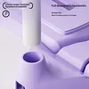 Foldable Fitness Ski Machine Pelvic Floor Muscle Strengthener With Handle Pelvic & Hip Exercise Equipment Multi-Function Silent Sliding Abdominal Board for Leg Pelvics Floor Muscle Workout