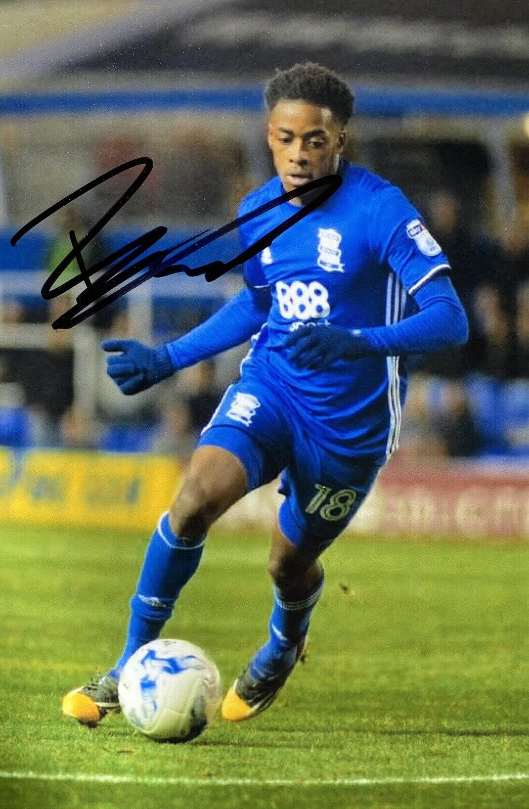 Reece Brown Genuine Hand Signed 6X4 Birmingham City Photo Poster painting 2