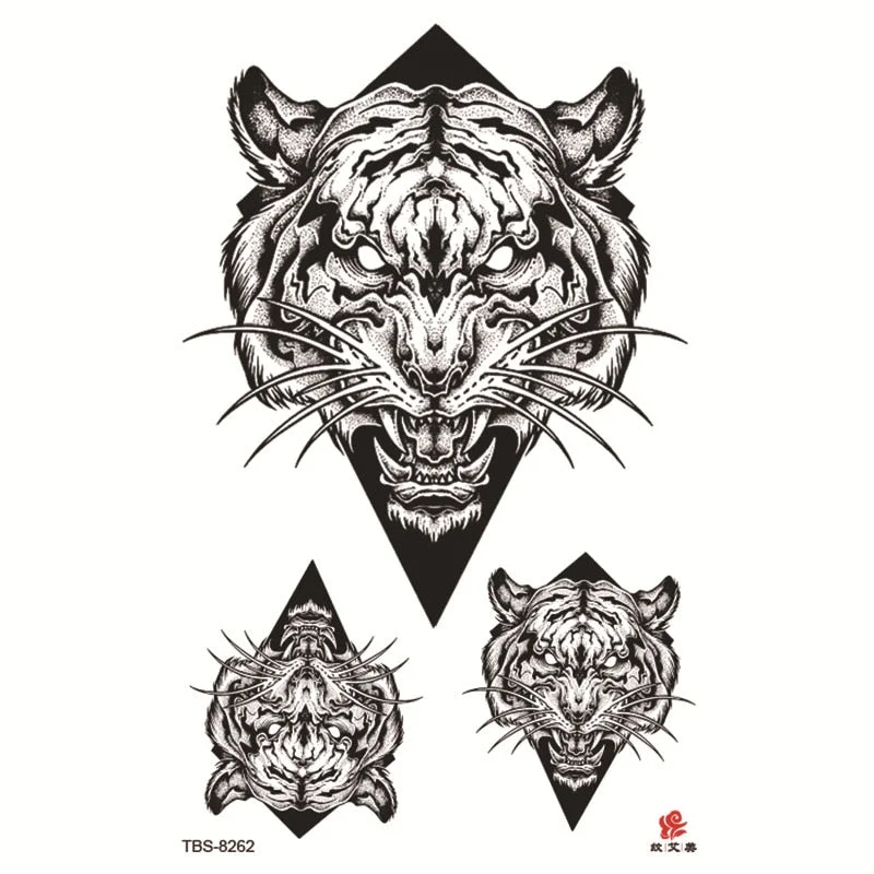 Waterproof Temporary Tattoo Sticker Warrior Girl Flash Tattoos Beauty Portrait Angel Body Art Arm Fake Tatoo Women arm tattoo