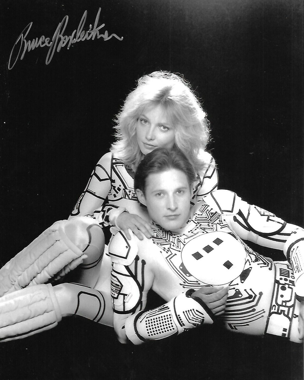 Bruce Boxleitner Tron Original Autographed 8X10 Photo Poster painting #3 signed @HollywoodShow