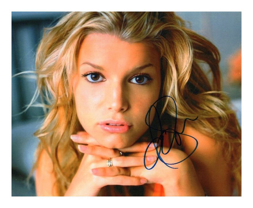 JESSICA SIMPSON AUTOGRAPHED SIGNED A4 PP POSTER Photo Poster painting PRINT 8