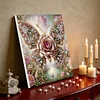 DIY Pearl Painting Butterfly for Home Wall Decor with Frame(25x25cm)