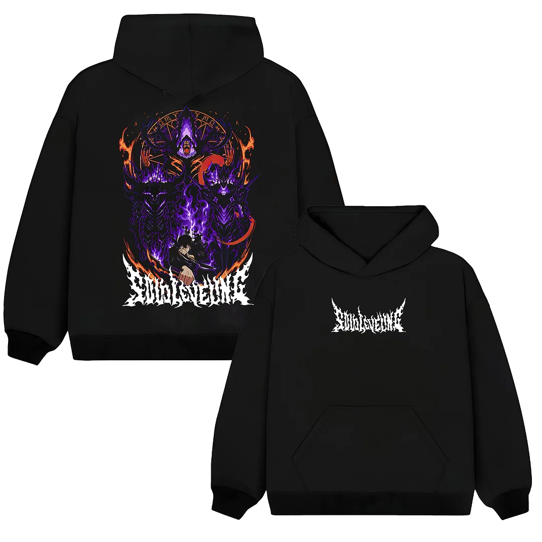 Solo Leveling Printed Unisex Oversized Hoodie