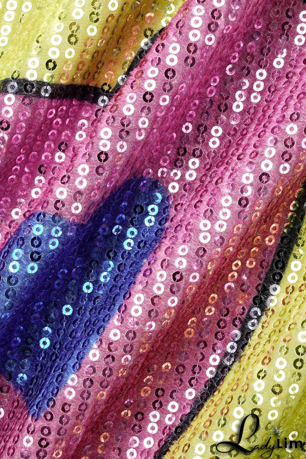 Stripe Fashion Casual Patchwork Sequins O Neck A Line Dresses