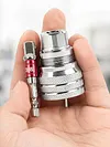 10mm-19mm Adjustable Universal Socket Wrench 3/8Inch Adapter Multi-Function Maintenance Socket Multi-Purpose Hexagonal Socket Ratchet Wrench for Torque Wrench & Power Drill