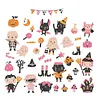 DIY Diamond Painting Sticker Diamond Art Stickers Arts and Crafts Decorative Diamond Stickers for Birthday Party Halloween Christmas Gifts (Pink Halloween)