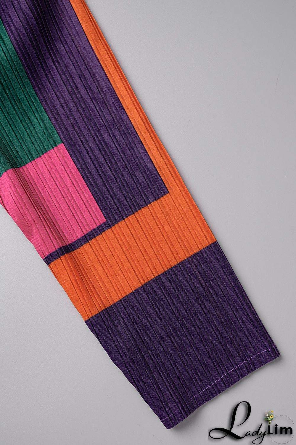 Light Coffee Street Geometric Print Patchwork O Neck Long Dress Dresses