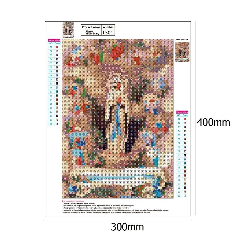 5D DIY Diamond Painting - Full Drill - Religion