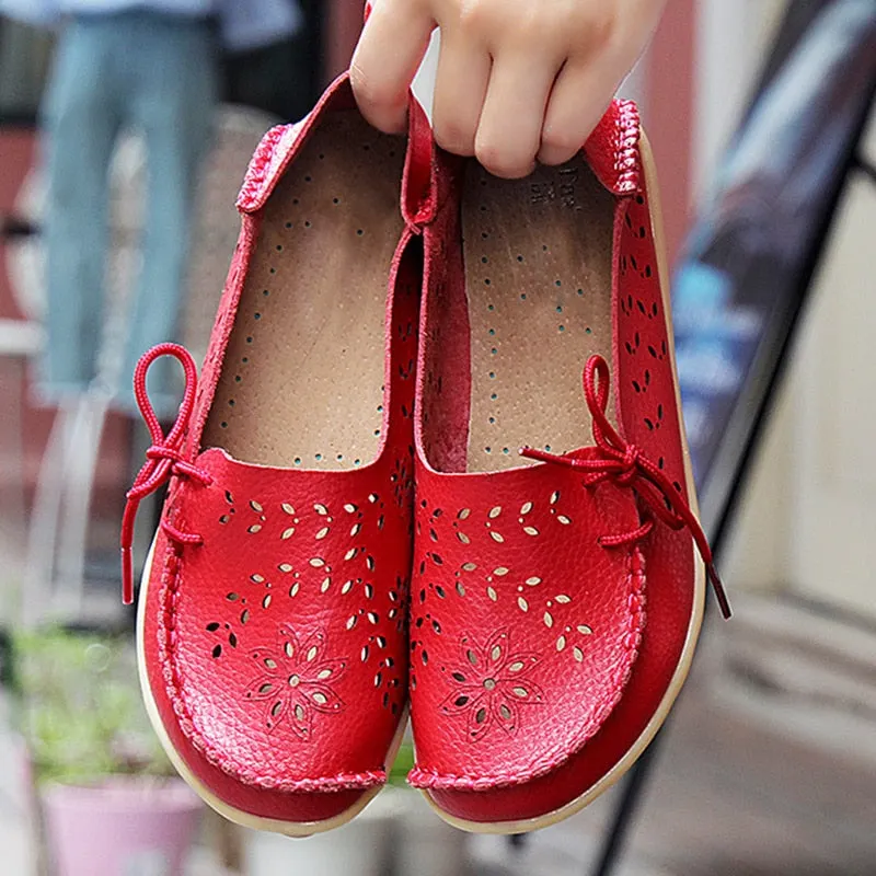2021 Women Flat Shoes Fashion Women Casual Shoes Breathable Women's Loafers Shallow Comfort Mom Shoes Ladies Zapatillas Mujer