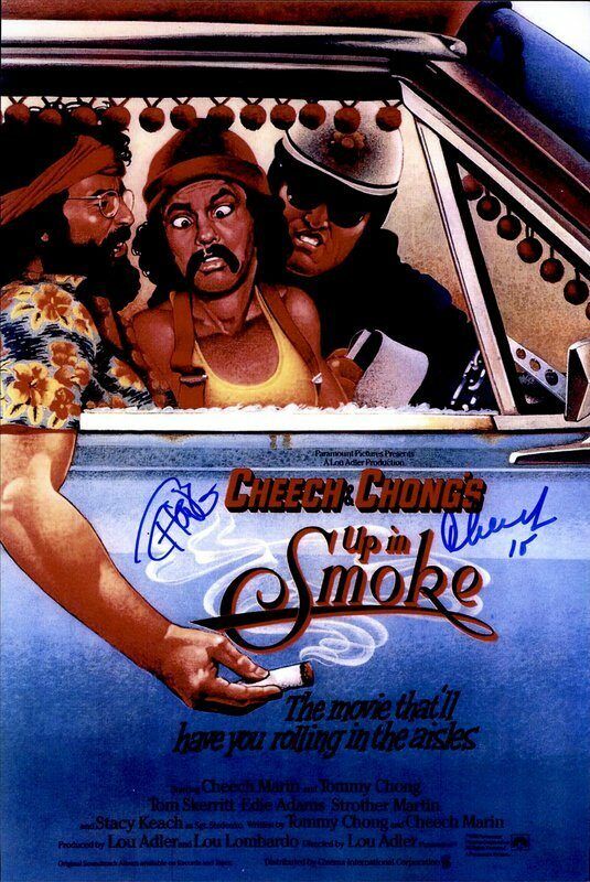 Cheech & Chong authentic signed celebrity 10x15 Photo Poster painting W/Cert Autographed Y9