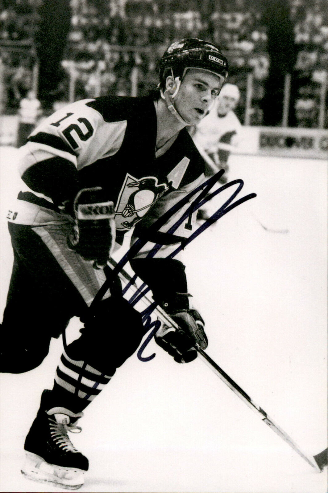 Bob Errey SIGNED autographed 4x6 Photo Poster painting PITTSBURGH PENGUINS