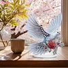 2D Flat DIY 5D DIY Diamond Art Tabletop Ornament Kit for Table Home Decor (Bird)