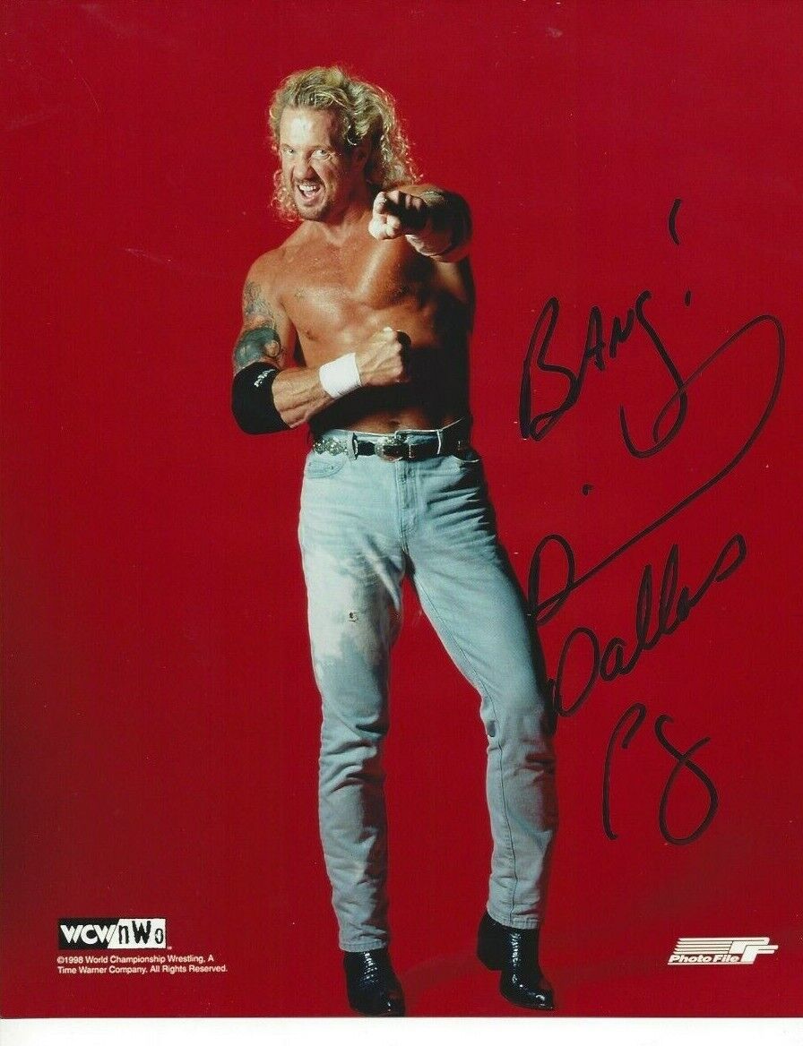 Dallas Diamond Page DDP Autographed 8x10 WWE WWF WCWRare C320