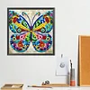 Diamond Painting -DIY Round Drill Mosaic Butterfly(40x40cm)