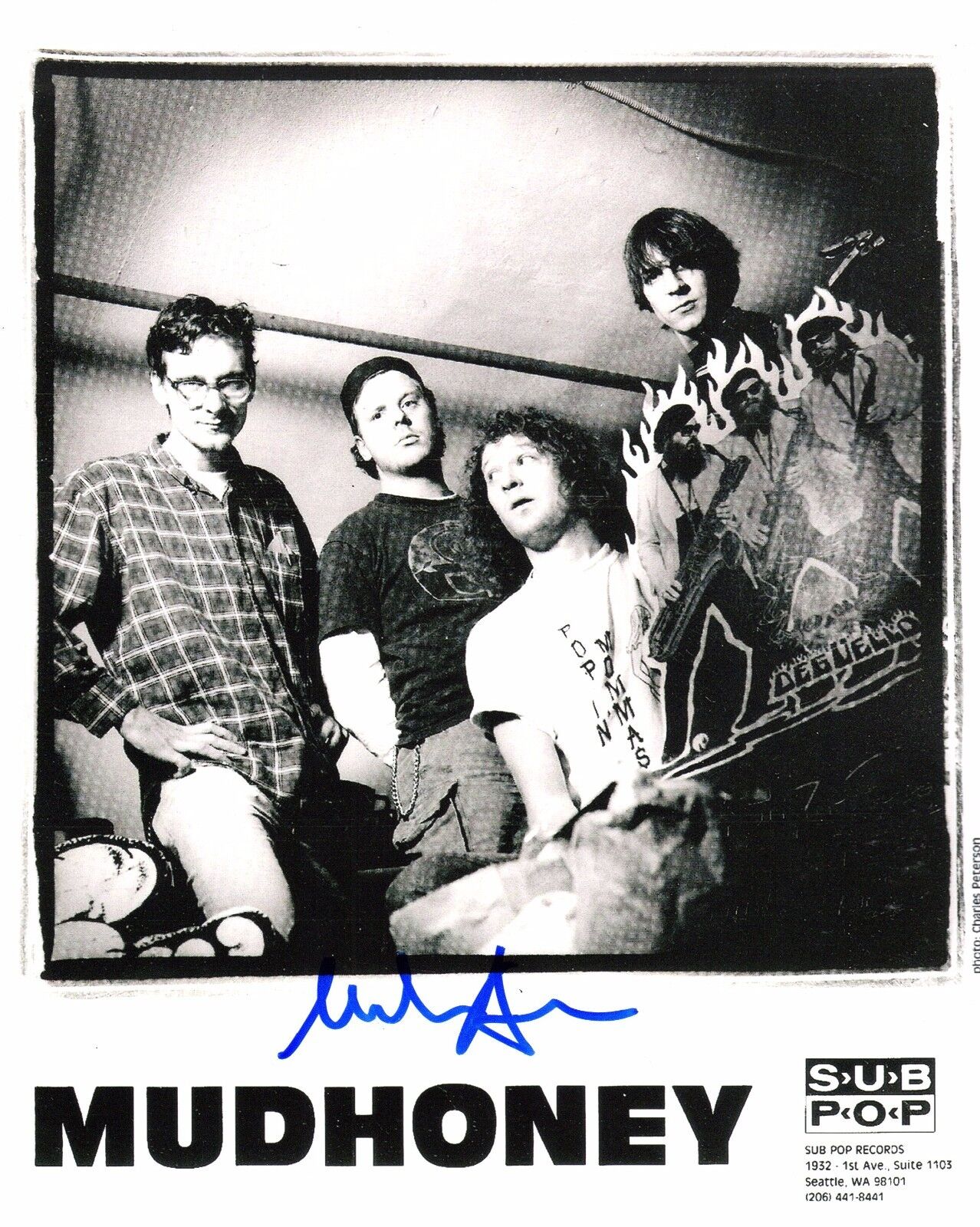 GFA Mudhoney Singer * MARK ARM * Signed Autographed 8x10 Photo Poster painting PROOF AD4 COA