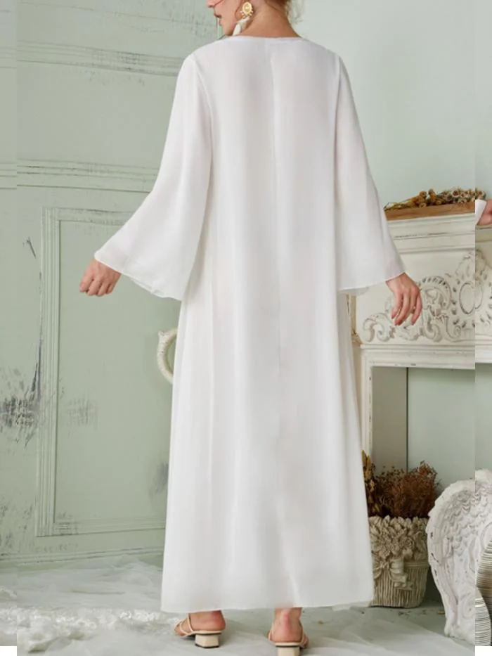 Embroidery Elegant  Dress