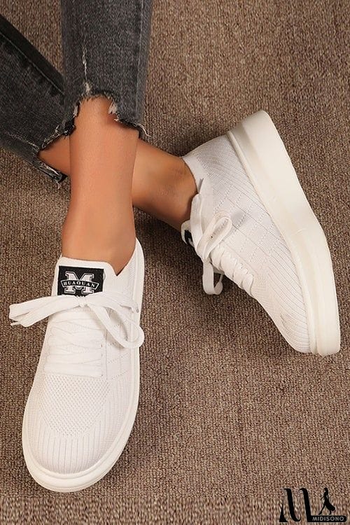MidiSono - Knit Hole Platform Snakers