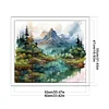 Ink Landscape-11CT Stamped Cross Stitch 60*55cm/23.62*21.65in(Big Size)