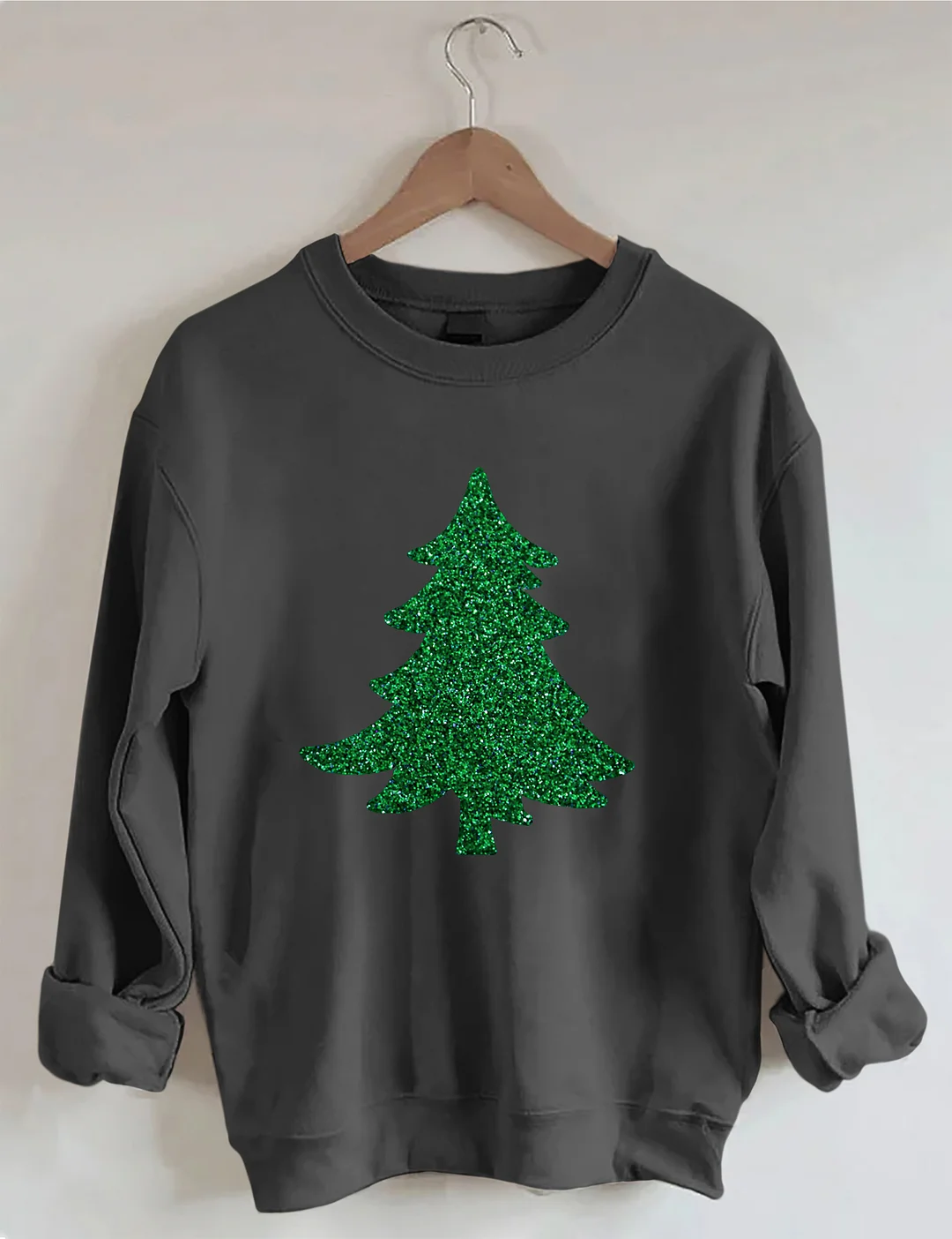 Glitter Sparkly Christmas Tree Sweatshirt
