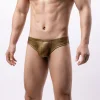 Men's Low Rise Solid Color Flash Bikini Fashion Sexy Thong