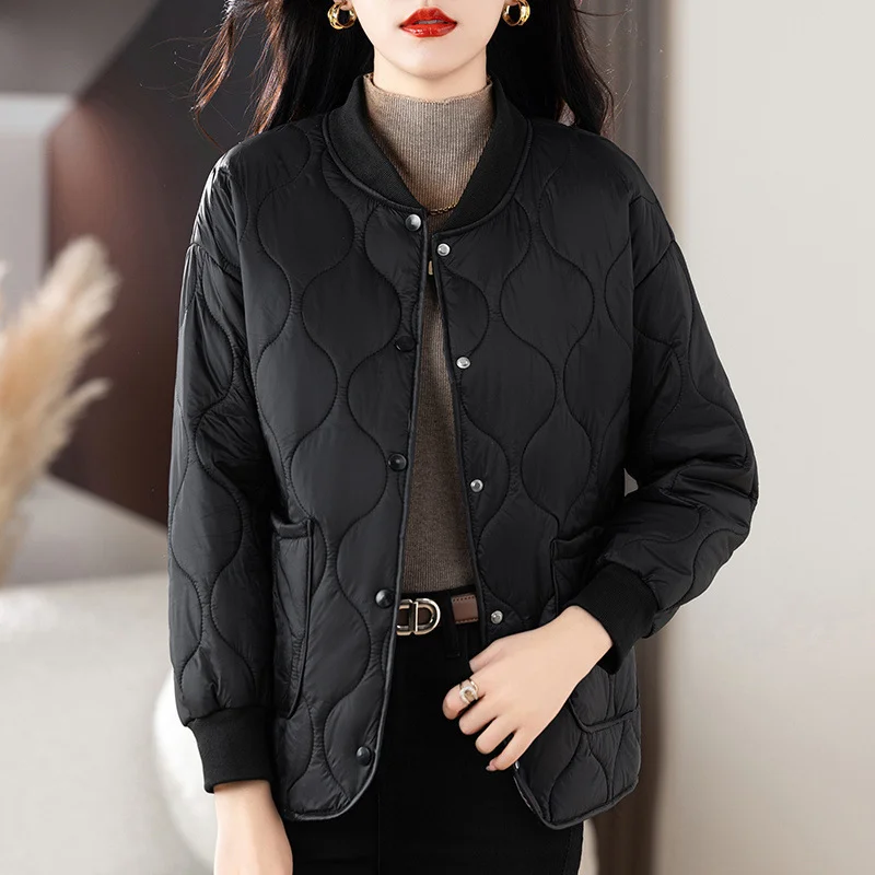 Athvotar Athvotar Winter New Small Cotton Jacket Large Size Women's Fat Mm Plus Thick Short Down Cotton Coat