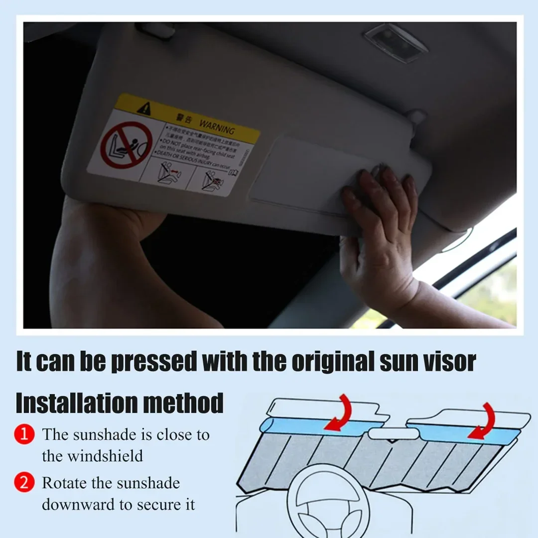 Privacy Car Sunshield Front Windshield Heat Shield