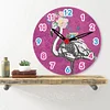 Diamond Painting Flamingo Wooden Wall Clock Home Decor