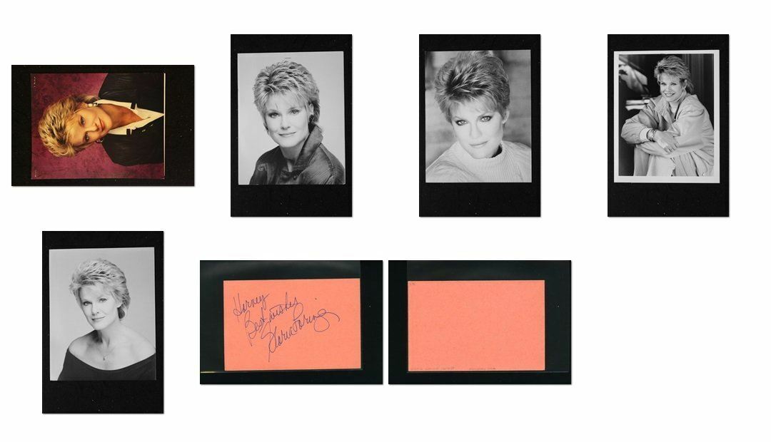 Gloria Loring - Signed Autograph and Headshot Photo Poster painting set - Days of our Lives