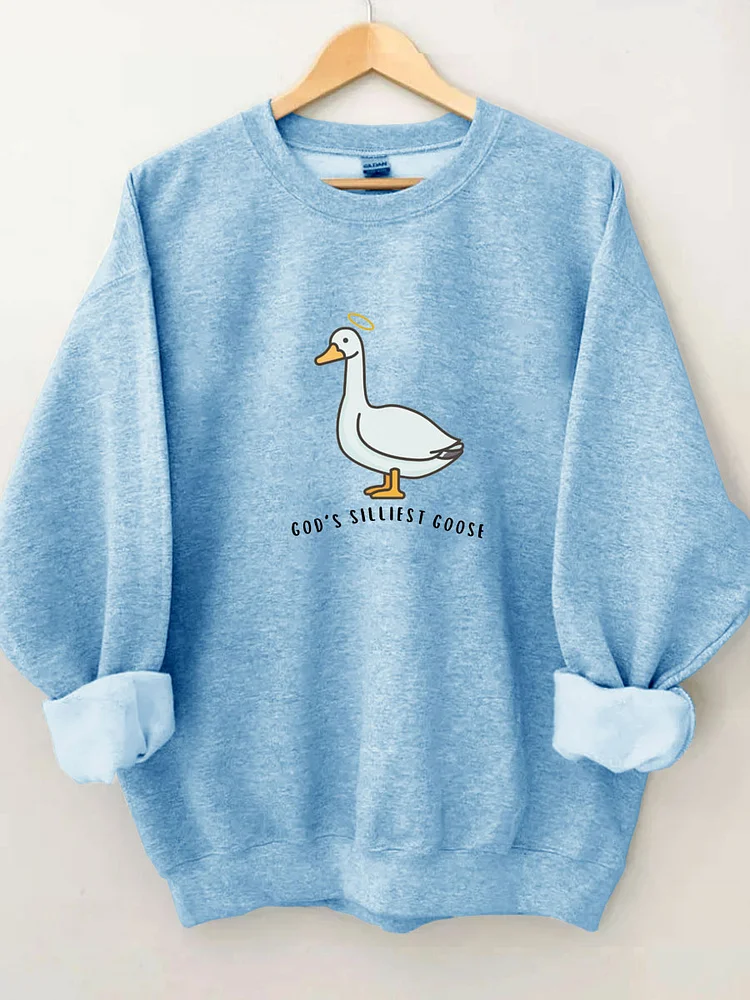 God's Silliest Goose Sweatshirt socialshop