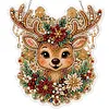 Deer Acrylic DIY Diamond Painting Pendant Double-Sided Print Kit