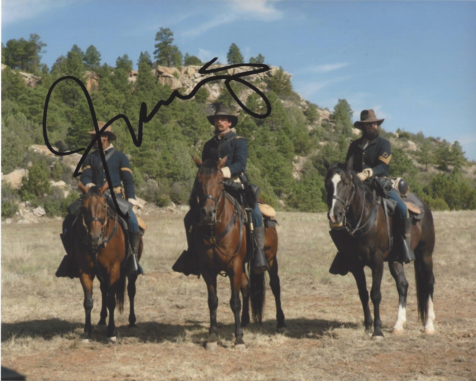 ACTOR JONATHAN MAJORS SIGNED 'HOSTILES' MOVIE 8X10 Photo Poster painting W/COA WHITE BOY RICK