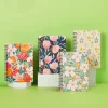 24PCS Blooming Floral Design A5 / A6 / A7 /B5 Girls Portable Writing Paper Notebooks Diary Meeting Stationery Boutique Gift
