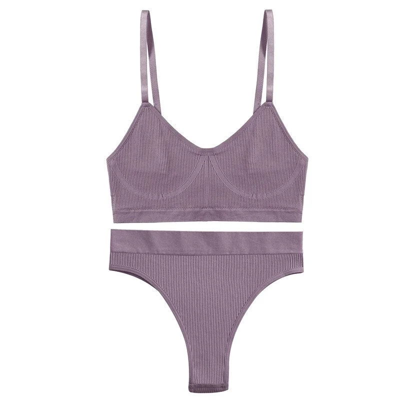 FINETOO Seamless Women Bra Panties Set Push Up Sports Tank Tops +Panty Sets Sexy Active Bra Lingerie Fitness Crop Top Underwear