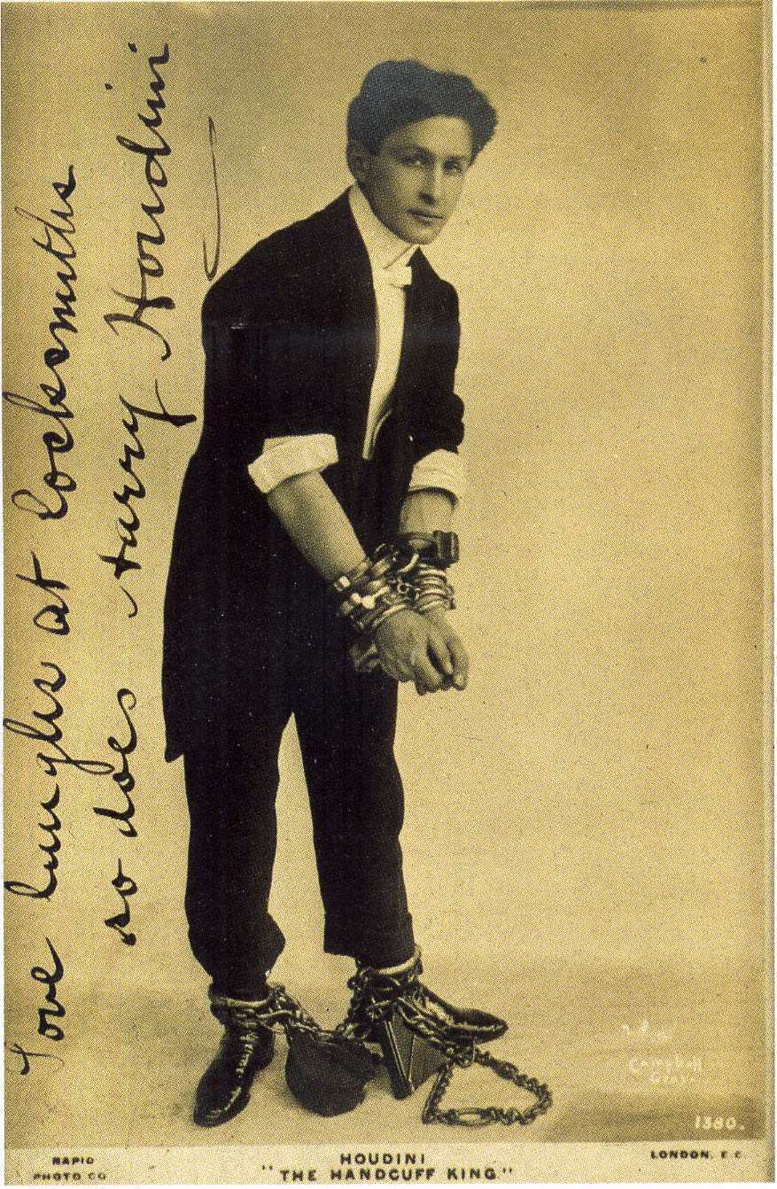 HARRY HOUDINI Signed Photo Poster paintinggraph - Magician / Escapologist / Showman - preprint