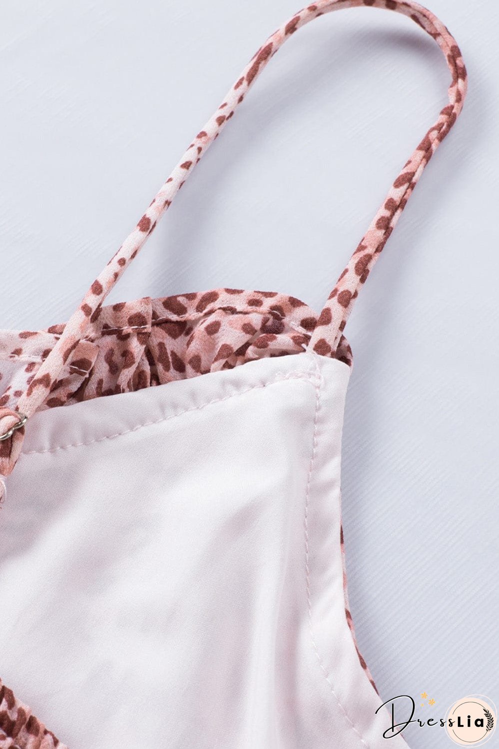 Pink Leopard Print Sexy Shift Tank Top