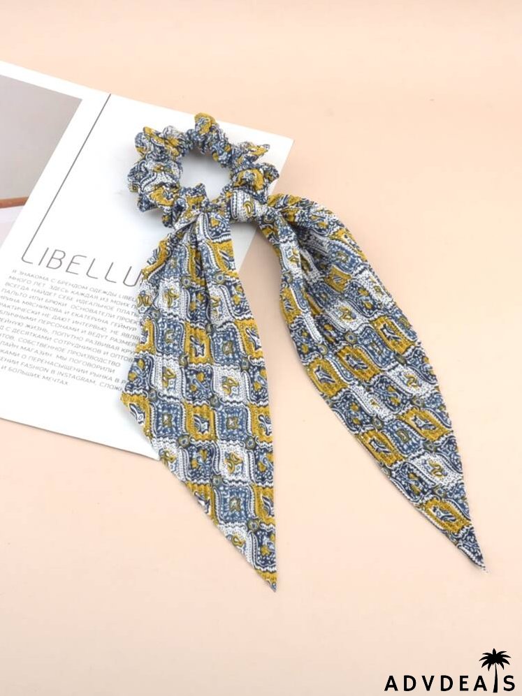 Allover Graphic Hair Tie