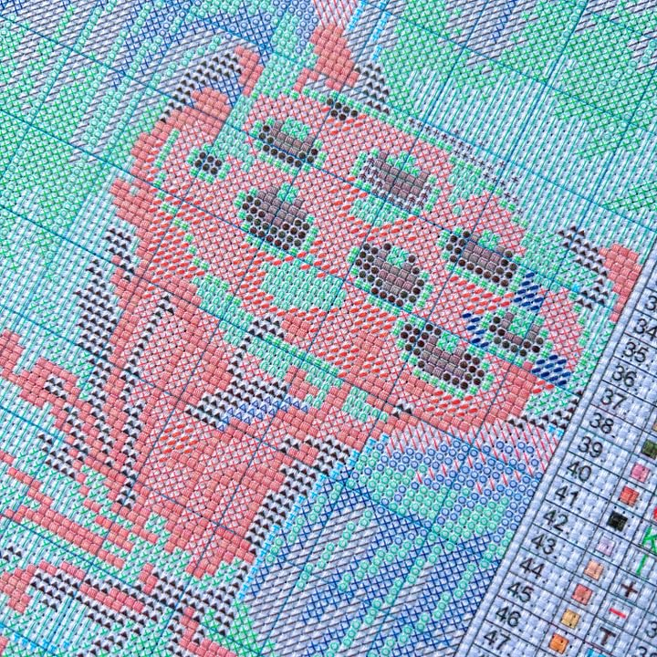 アートヤーン ZZ1453-Hundred Flowers Snow Leopard]