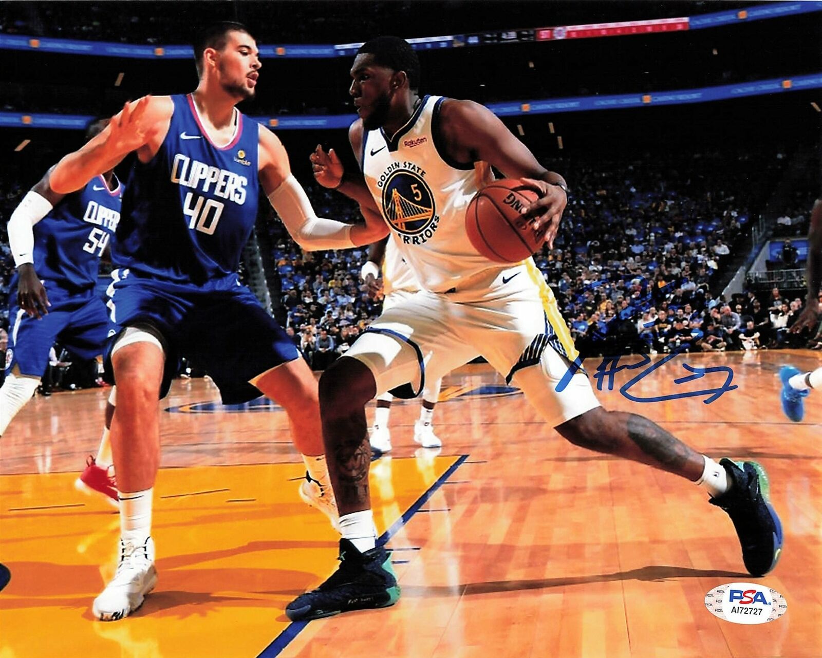 Kevon Looney signed 8x10 Photo Poster painting PSA/DNA Golden State Warriors Autographed