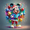 (Multi-Style) Disney Mickey Minnie-Full Round Diamond Painting 30*30cm