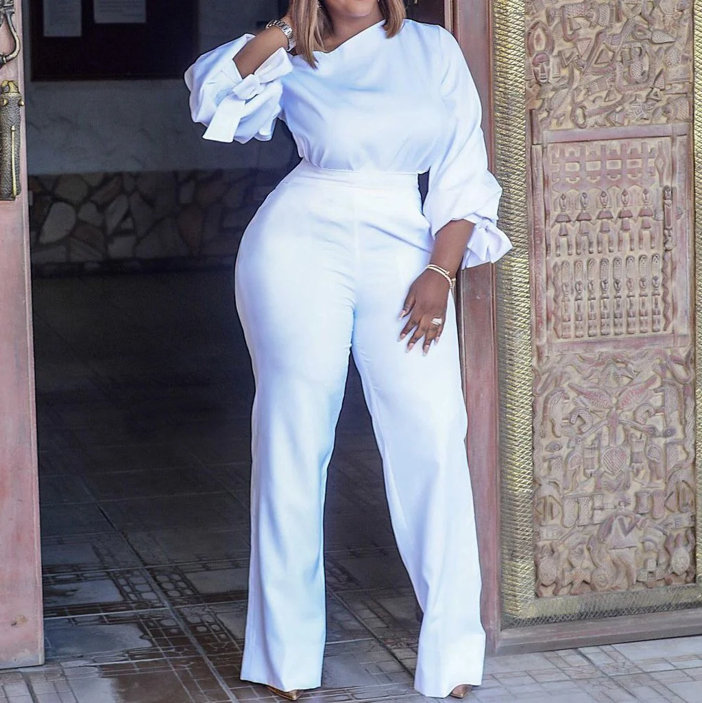 Solid color fashion jumpsuit-zachics