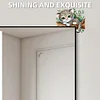 (US Local)Leopard Diamond Painting Art Door Right Angle Sign for Indoor Outdoor Wall