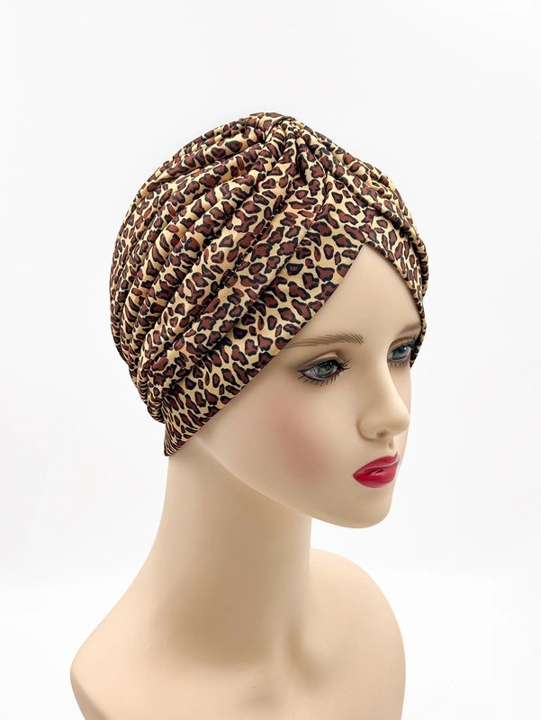 New Color Printed Leopard Print Indian Hat Popular Headscarf Cap Baotou Hat