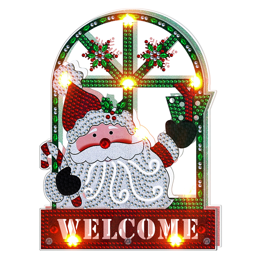 

Santa Claus Double Sided Diamond - 5D DIY Craft Lamp, 501 Original