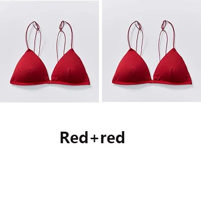 Sexy women's seamless front closed bra bra wireless push-ups bra backless comfortable soft underwear bra...