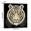 DIY Pearl Painting Tiger for Home Wall Decor with Frame(30x30cm)