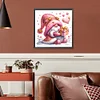 5D DIY Full Round Drill Diamond Painting Valentines Day Gnome Home Decor 30x30cm