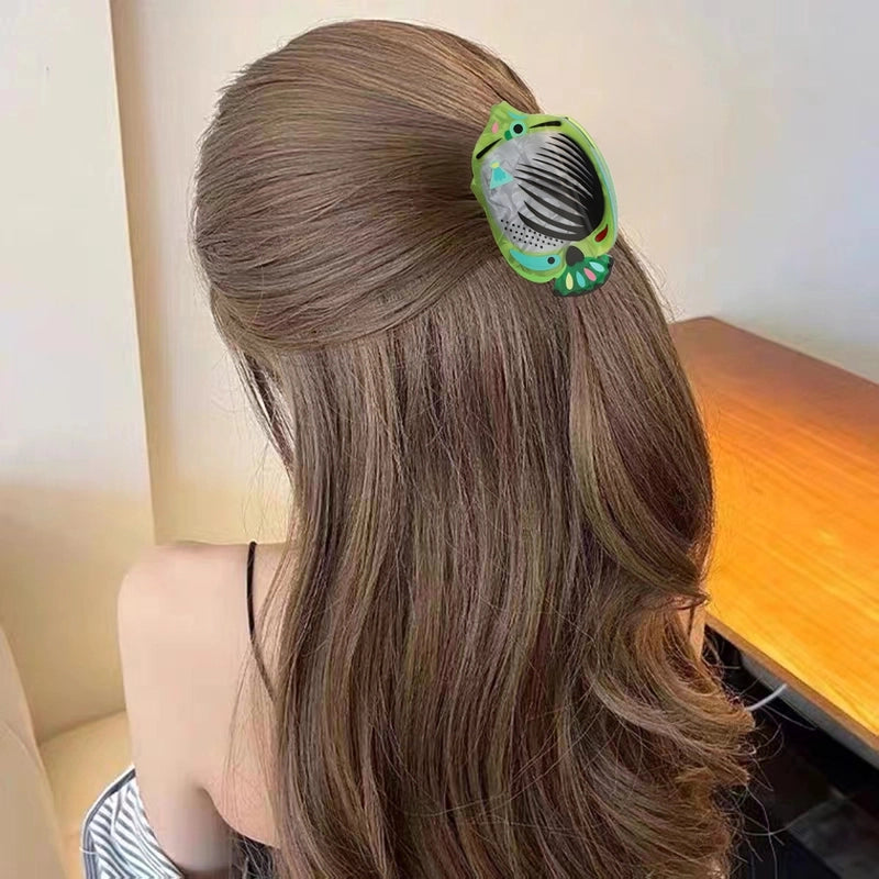 Halloween Minimalist Cool Style Women’s Spider Spider Web Acetic Acid Sheets Hair Claws